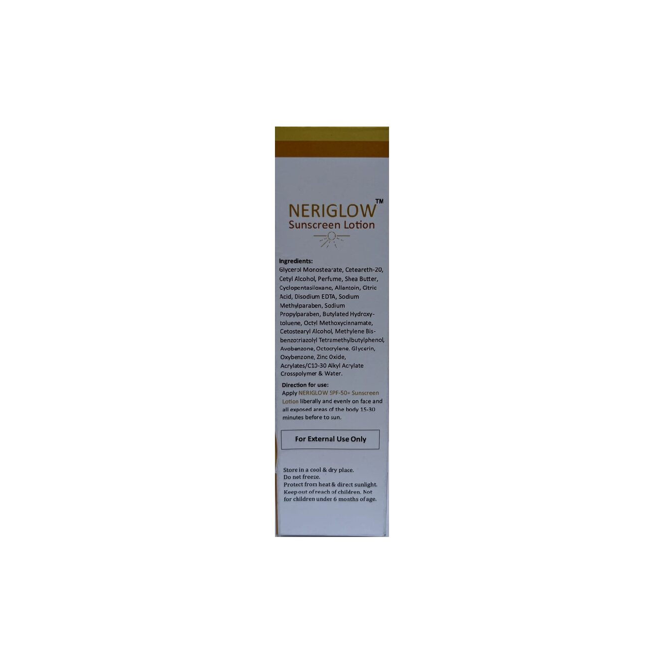 neriglow3 NERIGLOW Sunscreen Lotion