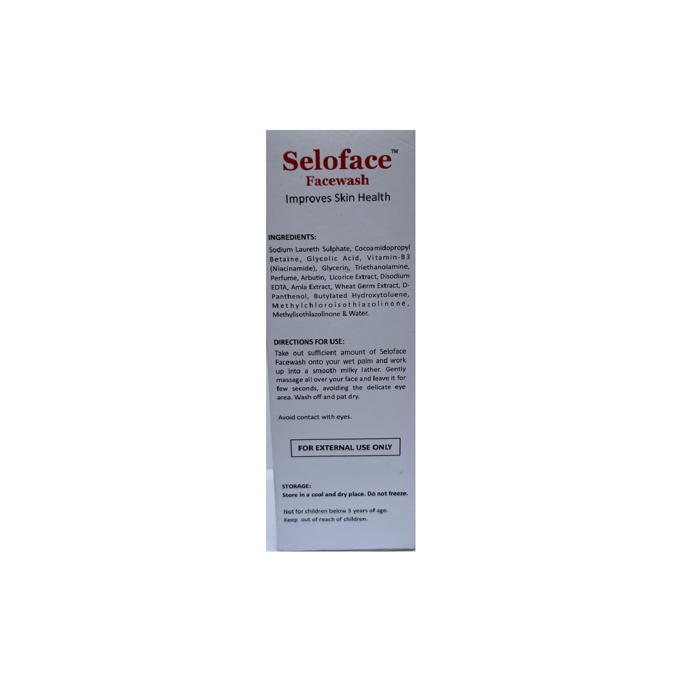 Seloface Facewash